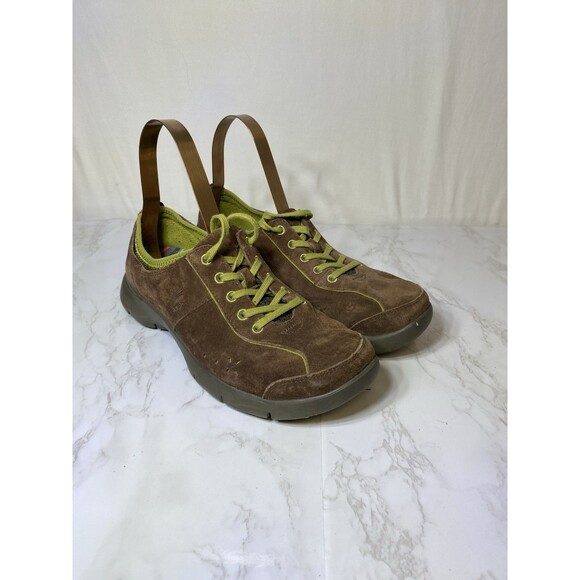 Dansko ELISE Brown Suede Leather Slip Resistant Comfort Lace Up Shoes EU 40 - Picture 1 of 10